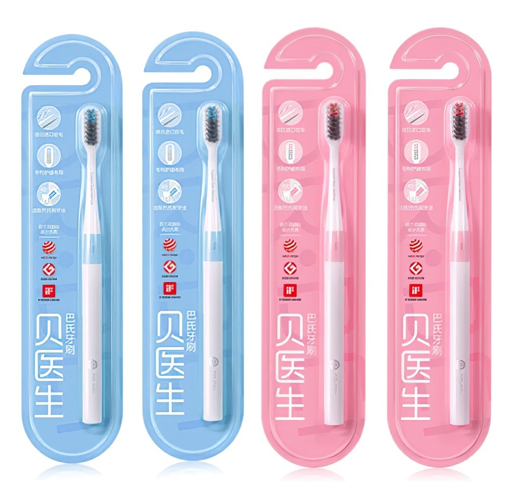 Купить Набор зубных щеток Xiaomi Dr.Bei Bass Method Toothbrush (4 шт.)