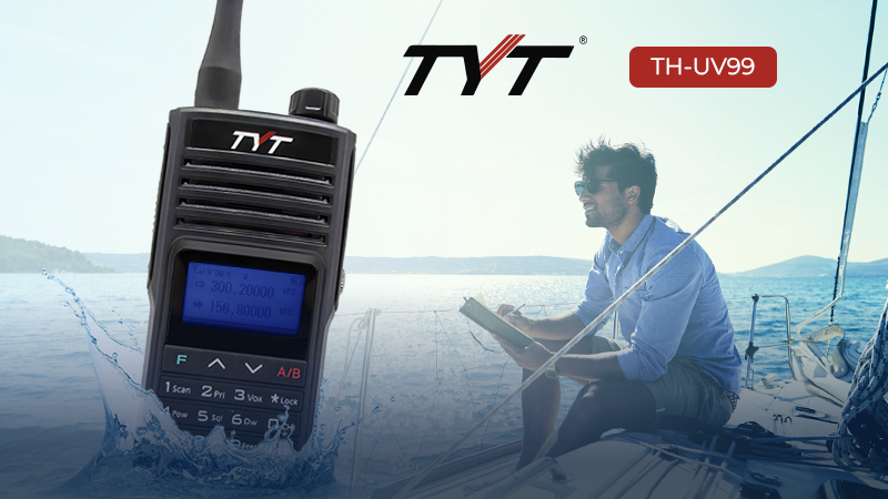 Новые рации TYT TH-UV99 с поддержкой речных и морских частот
