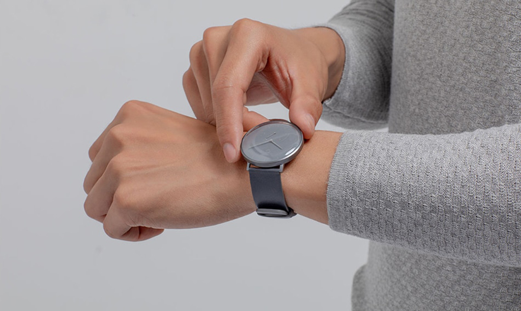 Гибридные смарт-часы Xiaomi Mijia Quartz Watch, Gray4.jpg