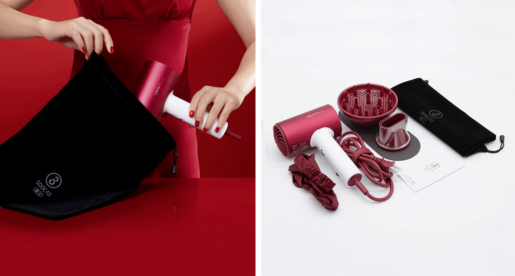 Xiaomi Soocare Anions Hair Dryer H5-T - Чехол в комплекте