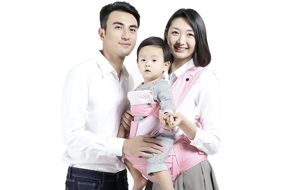 Рюкзак кенгуру XiaoYang Y0352 60-120 cm, Pink CN - Эргономичный рюкзак-кенгуру для комфортной прогулки с младенцем