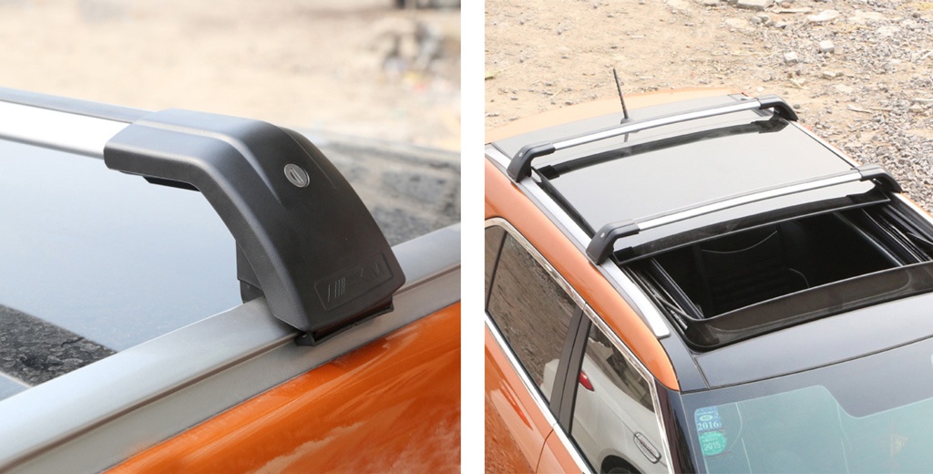Автомобильный багажник аэродинамической формы Carcam Rail 8131 - безопасность лакокрасочного покрытия