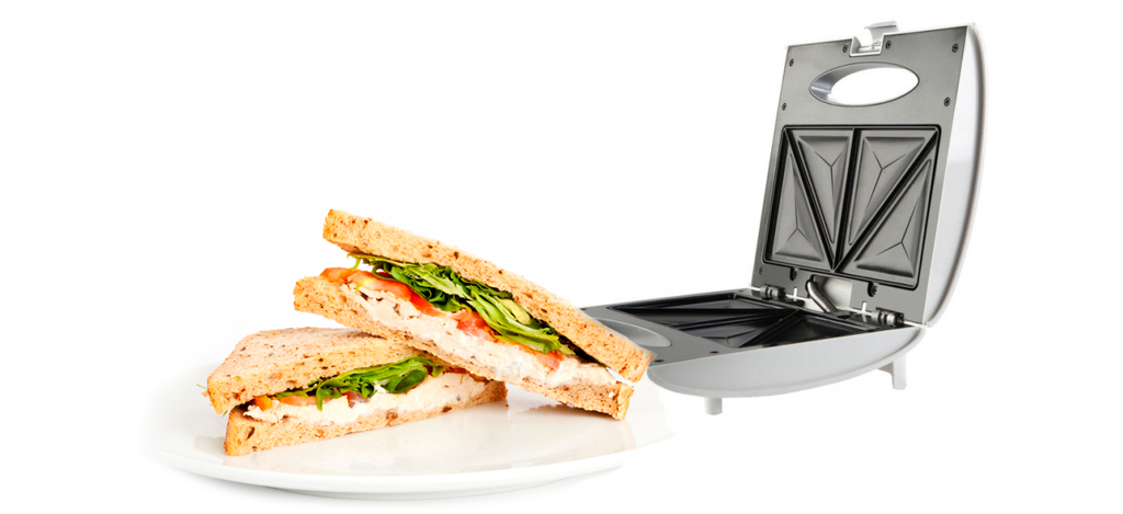 Сэндвичница iBread обладает достаточно большой рабочей поверхностью, что позволит вам приготовить до 4 бутербродов за один раз