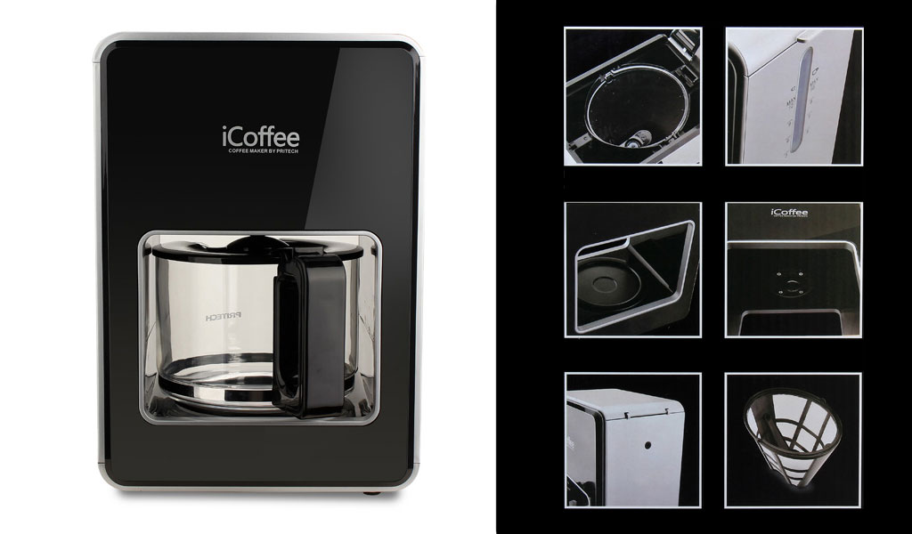 Капельная кофемашина iCoffee - 10 порций ароматного кофе за один раз.