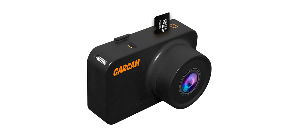 CARCAM Q8 – автомобильный Full HD видеорегистратор, оснащенный быстросъемным магнитным креплением и внешним GPS-модулем.