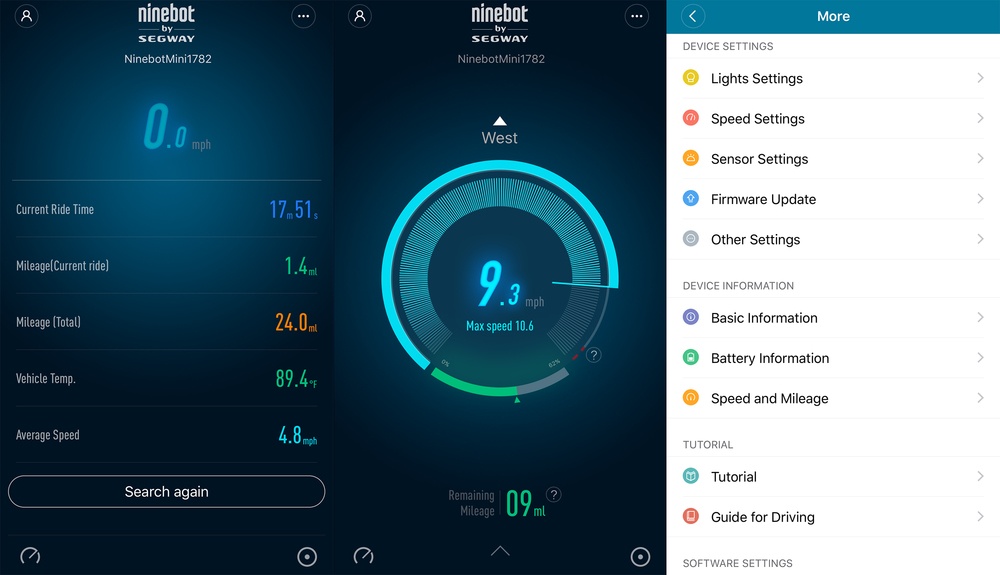 Xiaomi MiJia Electric Scooter – Интеллектуальное приложение