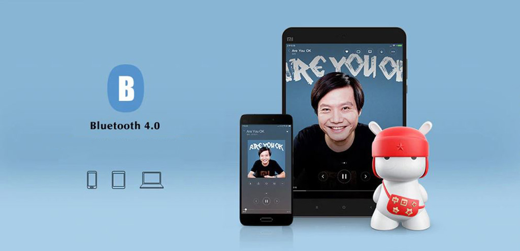 Xiaomi Rabbit Bluetooth Speaker оснащено Bluetooth-модулем