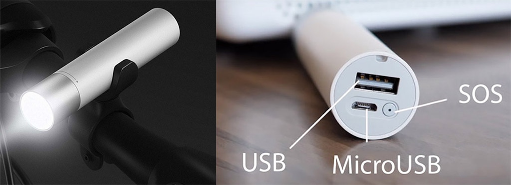 Портативный фонарик Xiaomi Portable Flashlight - 11 режимов яркости