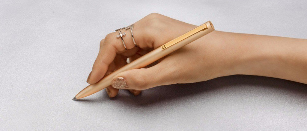 Xiaomi MiJia Mi Aluminum Rollerball Pen, Gold.jpg