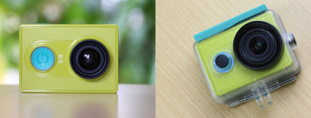 Экшн-камера YI Action Camera Basic Edition green - Micro SD до 128 ГБ