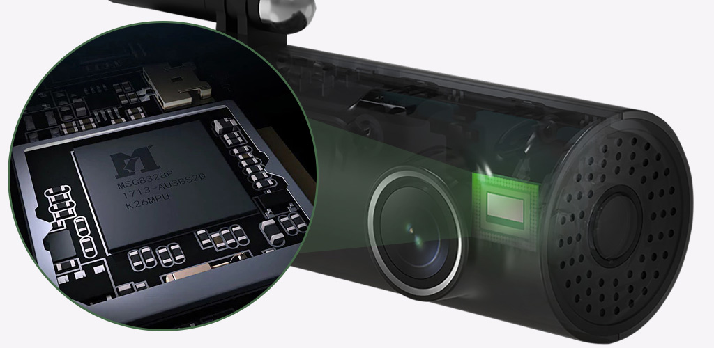 Видеорегистратор Xiaomi 70mai Smart Dash Cam 1S (Midrive D06) EU - Матрица SONY IMX307