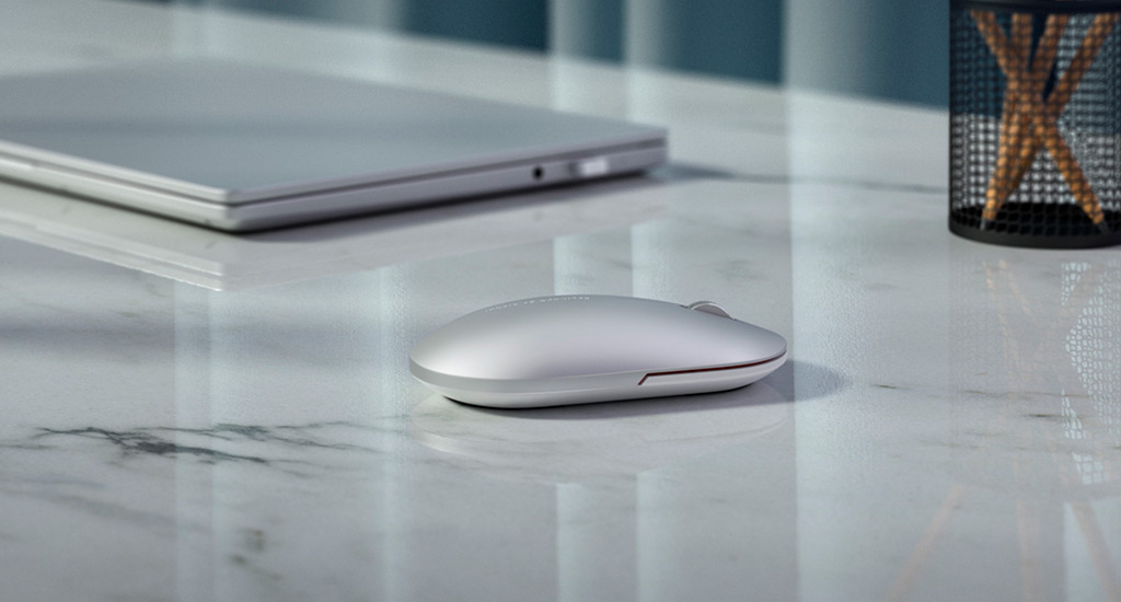 Xiaomi Mi Fashion Mouse Silver - Металлический корпус