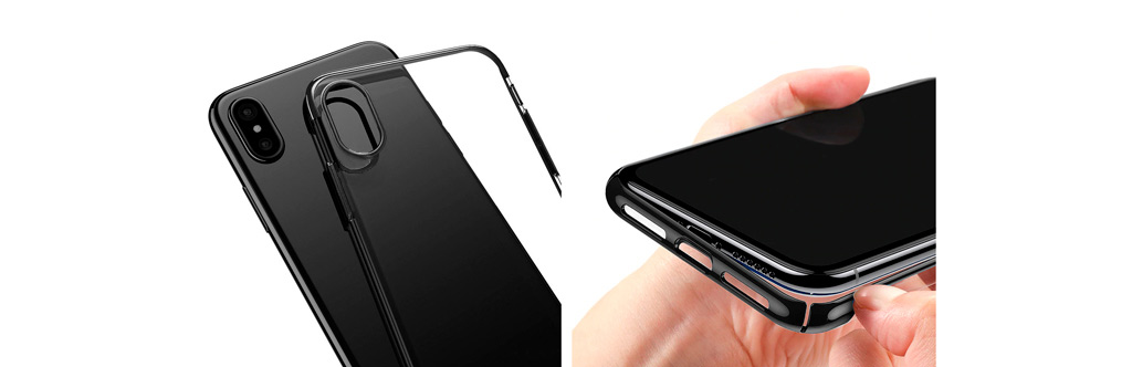 Чехол iPhone 10/X Gitter Case Baseus выполнен из высокопрочного полимера – силикона