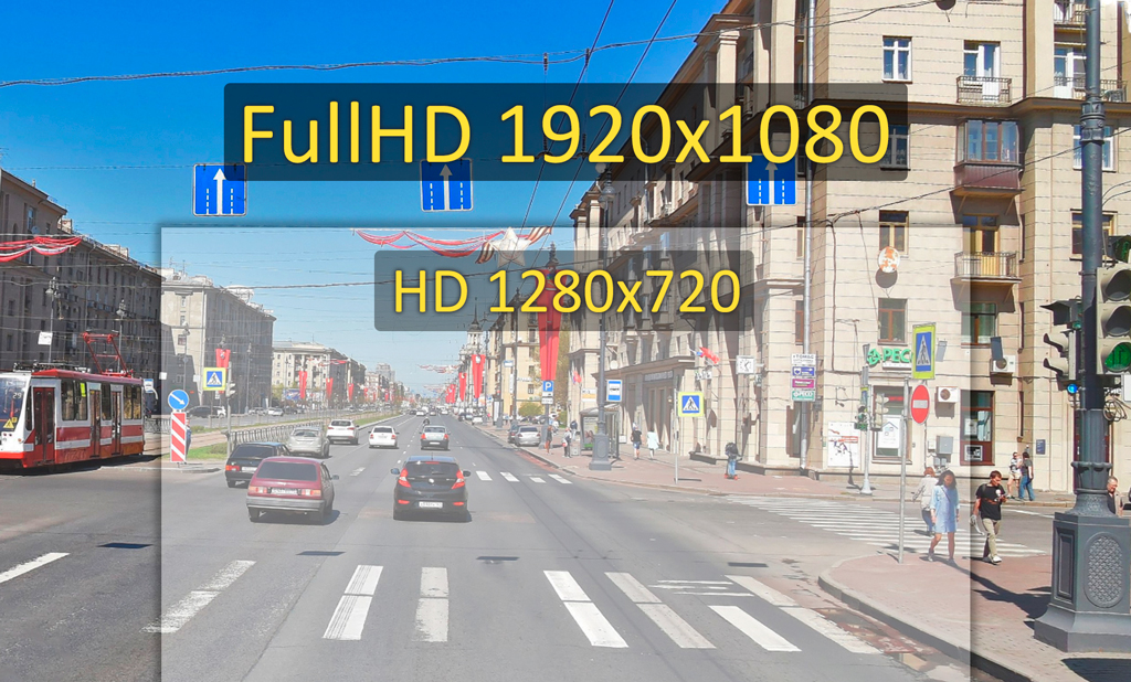 CARCAM F3 -Запись видеороликов ведется в разрешении FullHD 1920х1080p
