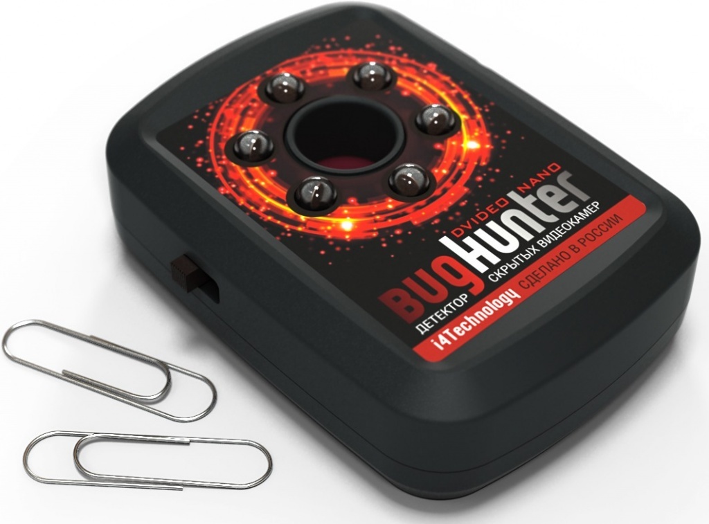 BugHunter Dvideo Nano – миниатюрный детектор скрытых видеокамер