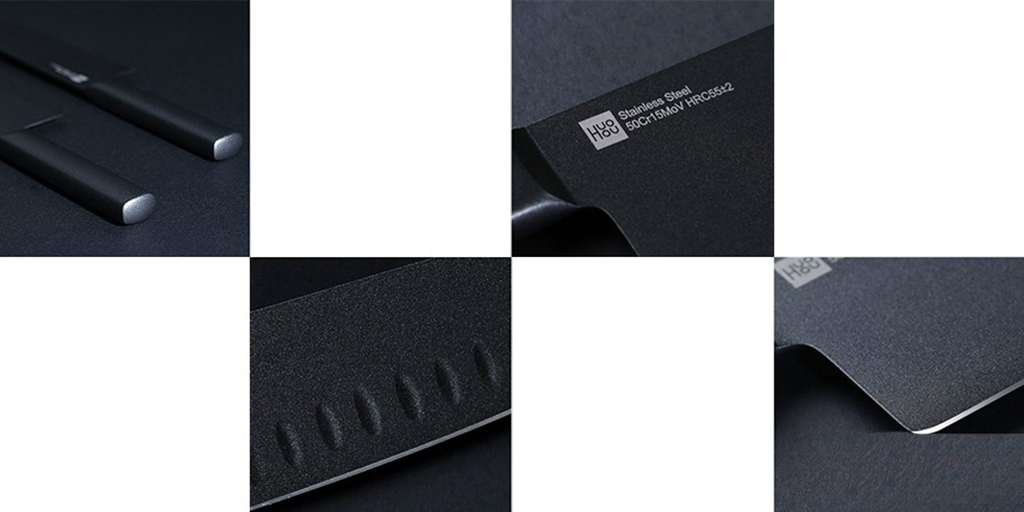 Ножи с керамическим покрытием Xiaomi Huo Hou Black Heat Knife Set (2 psc)