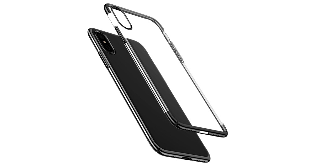 Чехол iPhone 10/X Gitter Case Baseus ультратонкий чехол черного цвета, выполненный из высокопрочного силикона