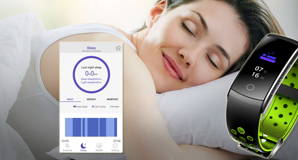  CARCAM Smart Band Q8 - Мониторинг сна