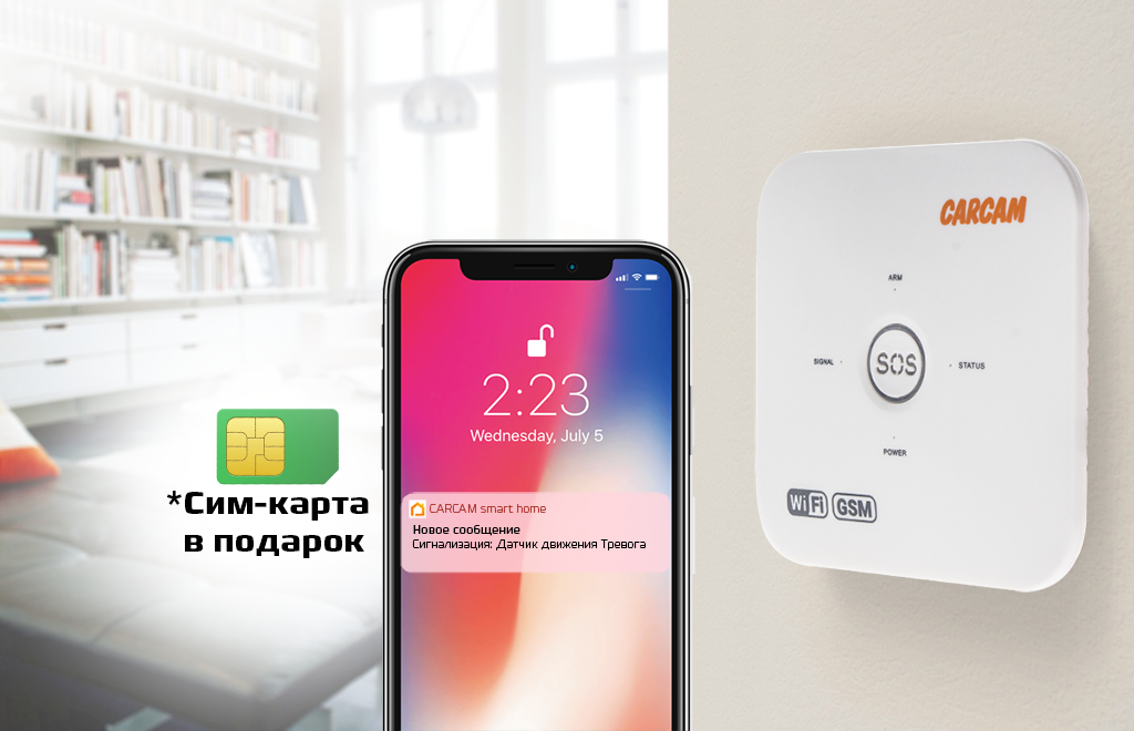CARCAM GSM Alarm Kit - Модуль GSM