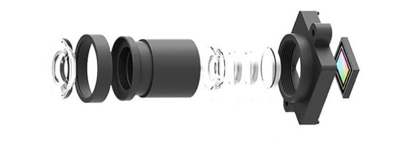 YI Compact Dash Camera – объектив с ик-светофильтром