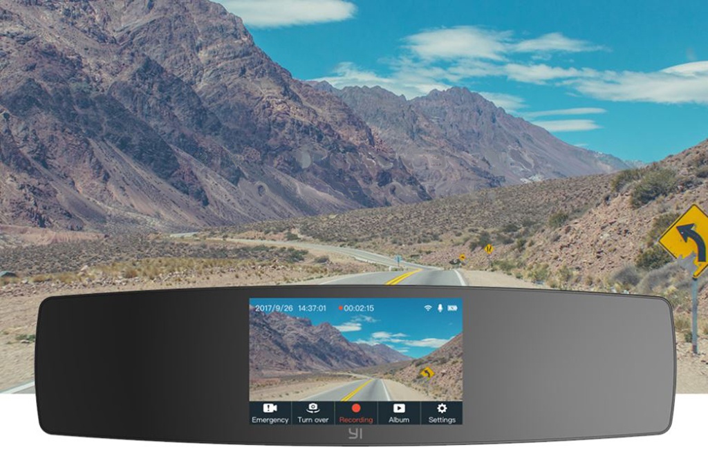 YI Mirror Dash Camera – автомобильный Full HD видеорегистратор