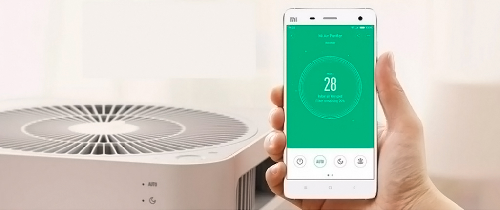 Xiaomi Mi Air Purifier 2S EU проинформирует вас о состоянии воздуха в помещении и сообщит вам о необходимости замены фильтров