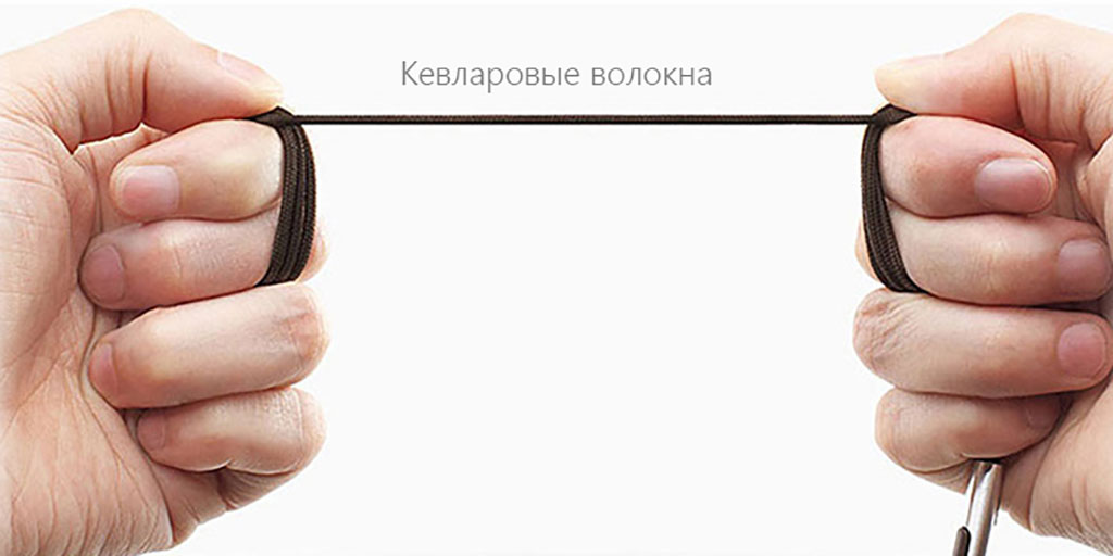 Наушники Xiaomi 1More Kim Chul titanium - Эластичный кабель