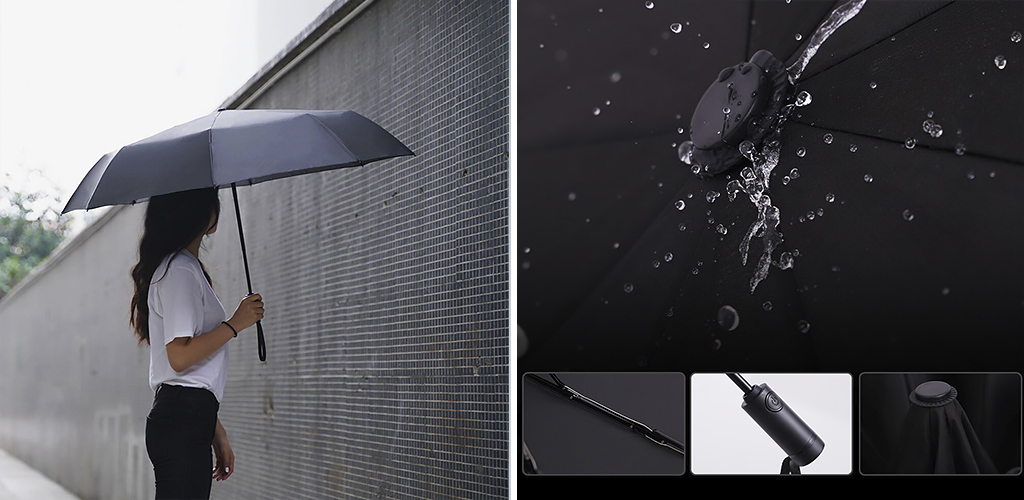 2 Xiaomi KongGu Auto Folding Umbrella WD1 Black.jpg