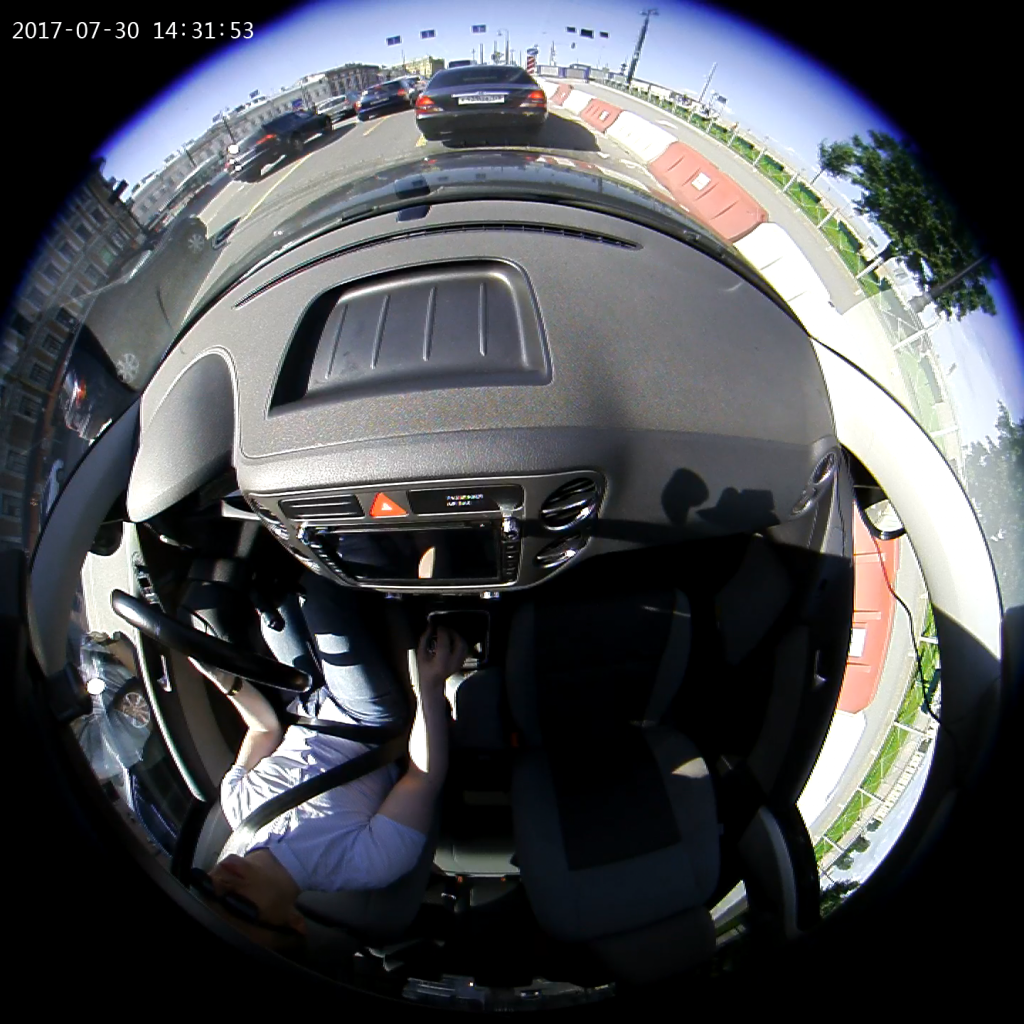 Автомобильный видеорегистратор CARCAM А360 - режим записи широкий угол