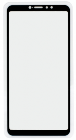 Защитное стекло для Xiaomi Mi Max 3 с рамкой 9H Full Glue без упаковки