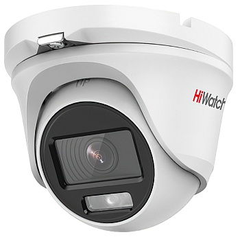 Купить 2Мп купольная HD-TVI-видеокамера с технологией ColorVu HiWatch DS-T203L (3.6 mm)