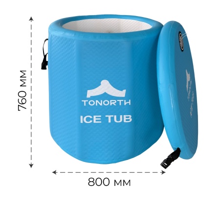 Купить Надувная ледяная ванна Tonorth Inflatable Ice Tub 80x76x32 230L (TS-LCP01) Blue