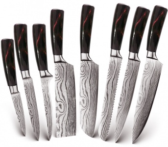 Xiaomi Spetime 8-Pieces Kitchen Knife Set Red (RE01KN8)