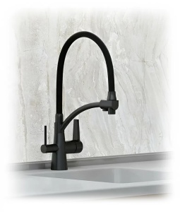 Купить Dominion Кухонный Смеситель С Гибким Изливом (KT0420-B) Черный