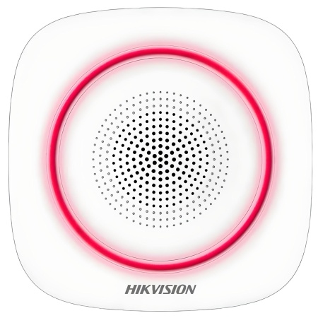 Hikvision DS-PS1-II-WE Red Indicator Беспроводной внутренний SIP-оповещатель