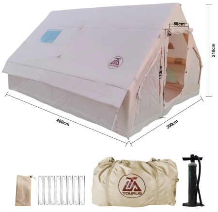 Купить Надувная палатка Tourus Inflatable Camping Tent 400×300×210cm Beige TS-IT08