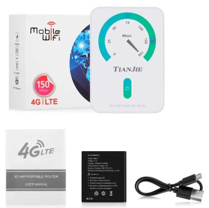 Tianjie 4G LTE Pocket Wi-Fi Router (MF906-3)