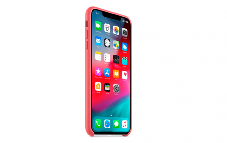 Чехол для iPhone XS Max Silicon case Apple WS розовый