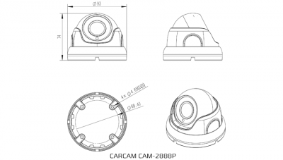 CARCAM CAM-2888P