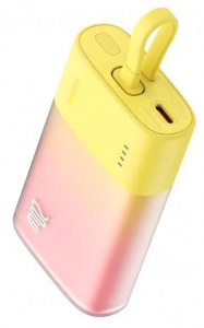 Xiaomi Baseus Pocket Fast Charging Power Bank Lighting 5200 mAh (PPKDC05L) Yellow