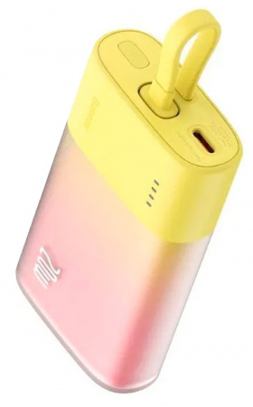 Купить Xiaomi Baseus Pocket Fast Charging Power Bank Lighting 5200 mAh (PPKDC05L) Yellow