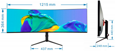 Купить Монитор CARCAM Ultrawide Curved Monitor 49'' 75Hz (CCLED49C875)