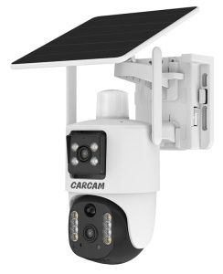 CARCAM 4MP Solar Outdoor PTZ Dual View Camera V380BP5-4G