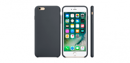 Чехол для iPhone 8 Silicon Case чёрный