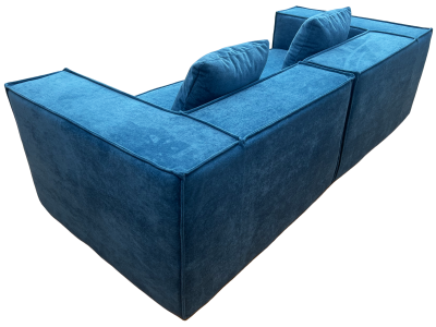 Купить Frameless Foam Sofa Bed 220x100x62 cm. (T-012) Night Blue