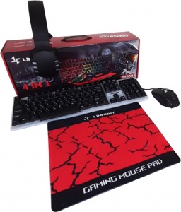 Linmony GF500 4in1 Gaming Combo  (Mouse + Keyboard + Headset + Mouse pad) 
