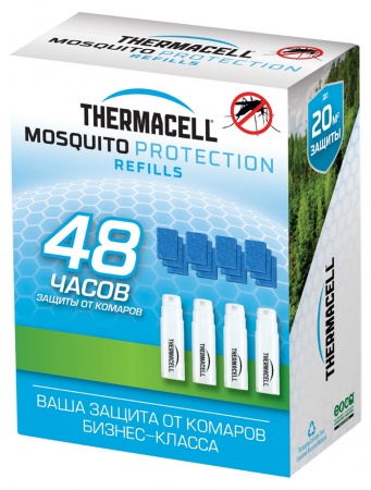 Набор запасной Thermacell Refills MR 400-12 (4 газовых картриджа + 12 пластин)
