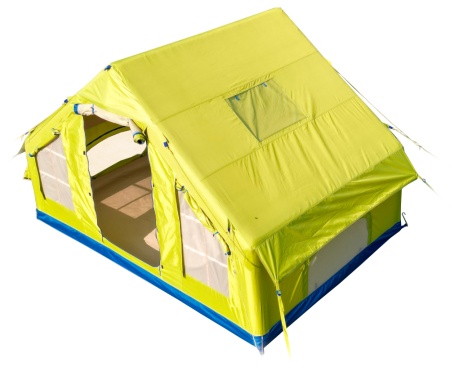 Купить Tourus Inflatable Camping Tent 300×210×200cm Yellow and Blue TS-IT04