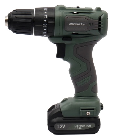 Купить Аккумуляторная ударная дрель-шуруповерт Xiaomi MarsWorker Craftsman Brushless Lithium Cordless Drill (MSBLID1201-04) Green