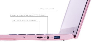 15.6" Notebook Intel Celeron J4115 1.8GHz RAM 8GB SSD 256 GB (S9936-10001977) Pink